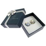 Cercei clips din inox cu piatra opalit 12 MM fotografia produsului View 3 S