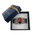 Bratara bronz antic cu carneol 25x18 MM fotografia produsului View 5 S