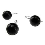Set argint clasic cu onix bumb fotografia produsului View 2 S