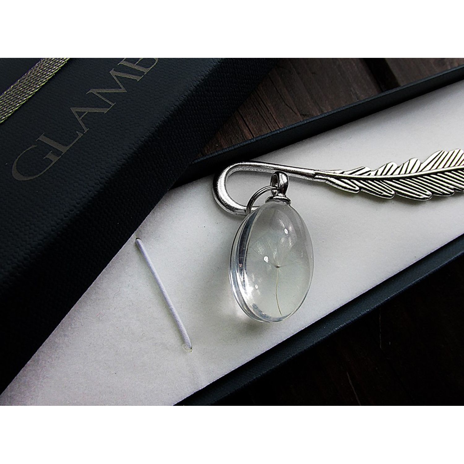 Semn de carte Wish oval fotografia produsului View 4 L