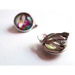 Cercei clips model floral B 12 MM fotografia produsului View 3 S