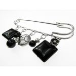 Brosa ac de siguranta supradimensionat cu onix fotografia produsului View 2 S
