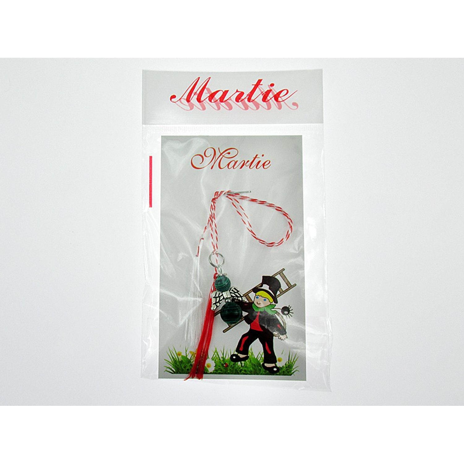 Martisor ingeras malachit fotografia produsului View 2 L