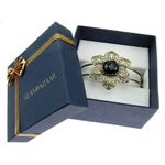 Bratara statement floare filigran cu onix fotografia produsului View 4 S