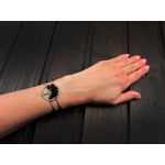 Bratara statement Copacul Vietii cu agat negru fotografia produsului View 5 S