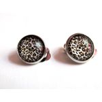Cercei clips animal print B 12 MM fotografia produsului