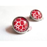 Cercei clips animal print A 12 MM fotografia produsului View 2 S