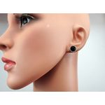 Cercei argint model coroana onix fatetat fotografia produsului View 6 S