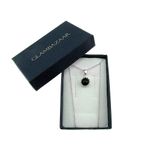 Lantisor argint cu pandantiv coroana onix 8 MM fotografia produsului View 3 S