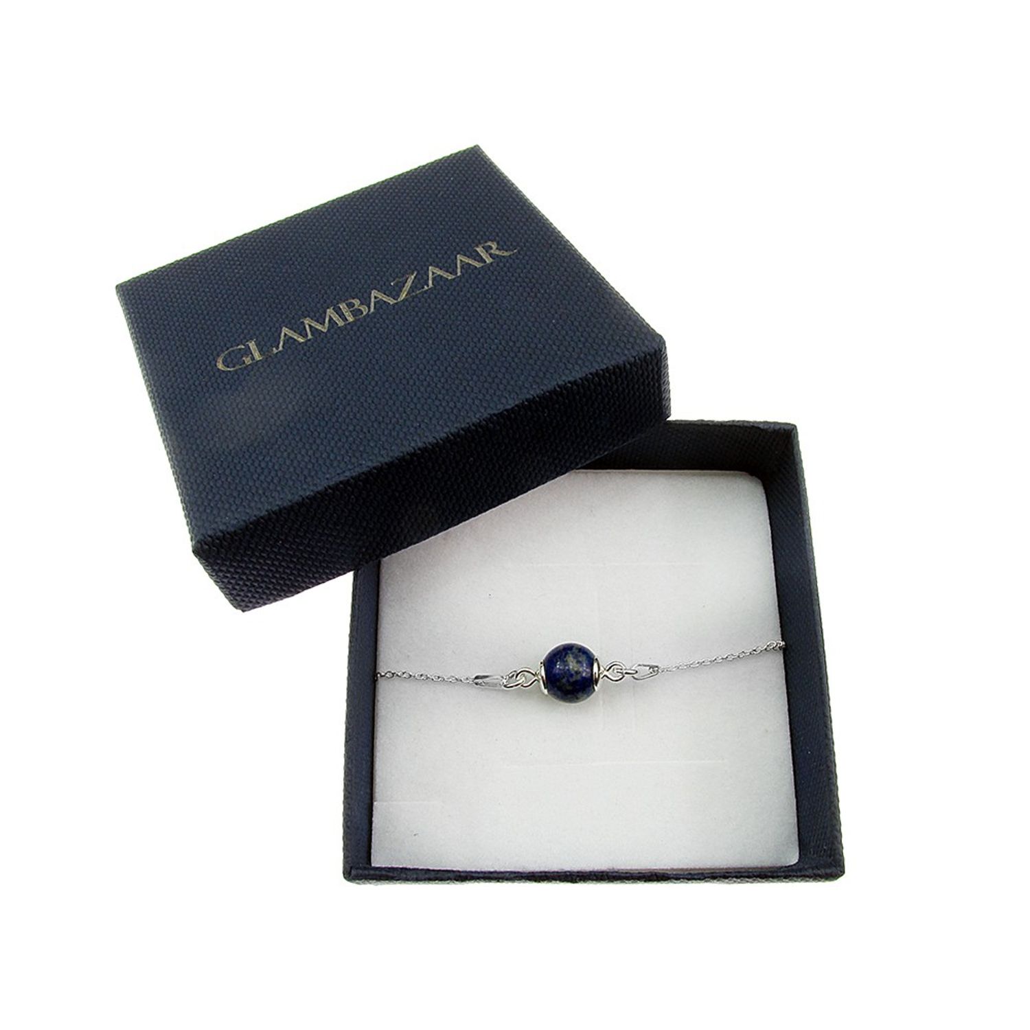 Bratara argint cu Lapis Lazuli fotografia produsului View 3 L