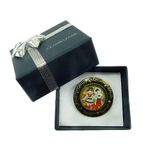 Brosa bronz antic cu port popular fotografia produsului View 4 S