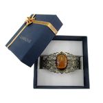 Bratara bronz antic cu ochi de tigru 25x18 MM fotografia produsului View 3 S