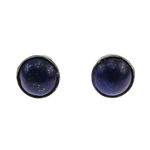 Cercei argint cu lapis lazuli natural 8 MM fotografia produsului View 3 S