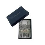 Cercei candelabru Dreamcatcher cu cuart roz natural fotografia produsului View 5 S