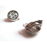 Cercei clips model inimioare 12 MM fotografia produsului View 3 S