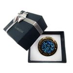Brosa bronz cu rasina druzy fotografia produsului View 4 S