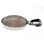 Pandantiv argint cuart roz 14x10 MM fotografia produsului View 3 S