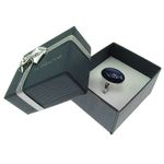 Inel argint reglabil cu lapis lazuli natural 18x13 MM fotografia produsului View 5 S