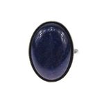 Inel argint reglabil cu lapis lazuli natural 18x13 MM fotografia produsului View 2 S