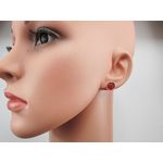 Cercei argint model coroana carneol fatetat fotografia produsului View 6 S