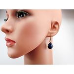 Cercei vintage bronz cu lapis lazuli natural fotografia produsului View 4 S