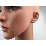 Cercei argint lantisor cu opalit 6 MM fotografia produsului View 3 S