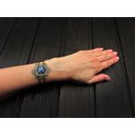 Bratara statement floare filigran cu sodalit fotografia produsului View 5 S
