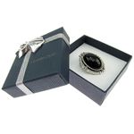 Brosa ovala mica cu onix natural fotografia produsului View 4 S