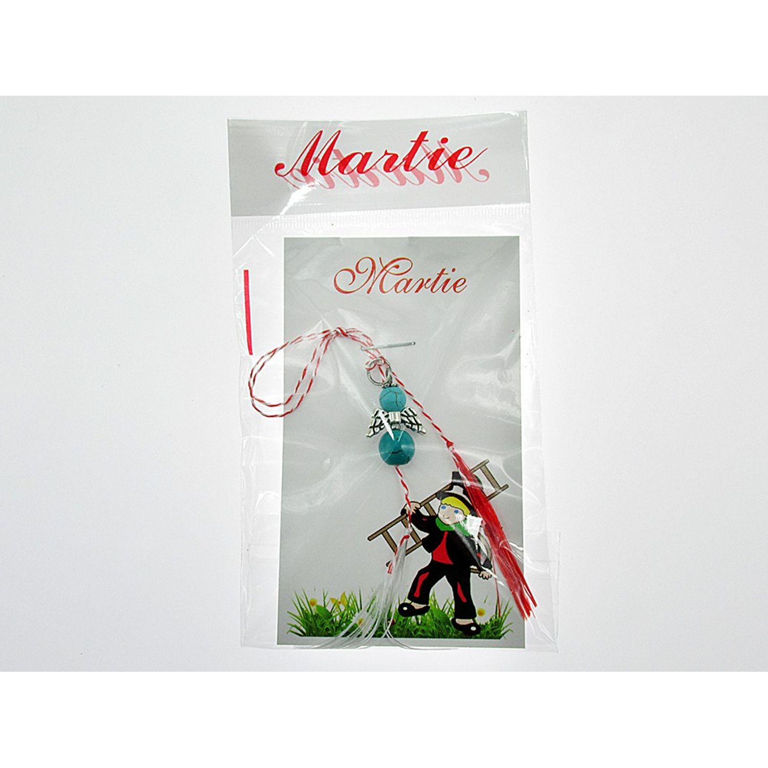 Martisor ingeras turcoaz fotografia produsului View 2 L