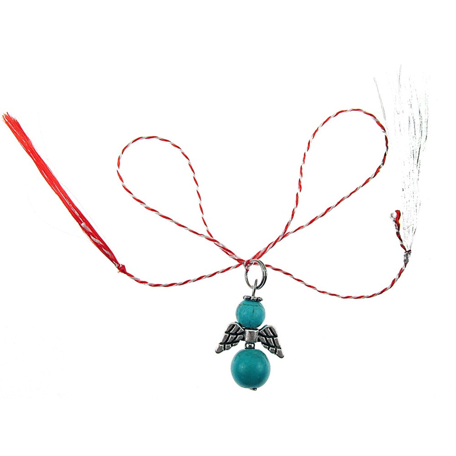 Martisor ingeras turcoaz fotografia produsului