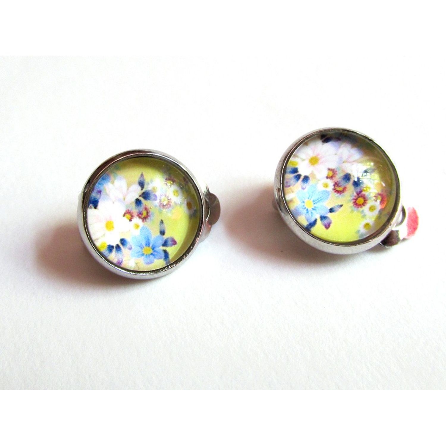 Cercei clips model floral A 12 MM fotografia produsului