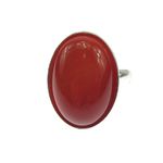Inel argint reglabil cu carneol natural 18x13 MM fotografia produsului View 2 S