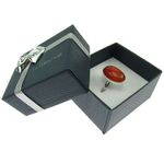 Inel argint reglabil cu carneol natural 18x13 MM fotografia produsului View 4 S