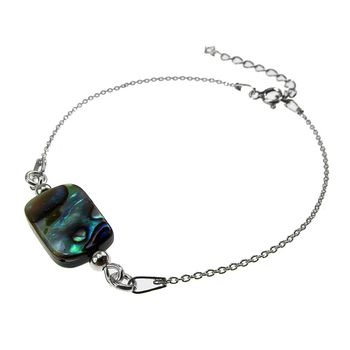 Bratara argint cu abalone