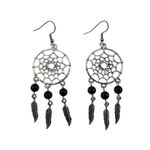 Cercei candelabru Dreamcatcher cu onix natural fotografia produsului