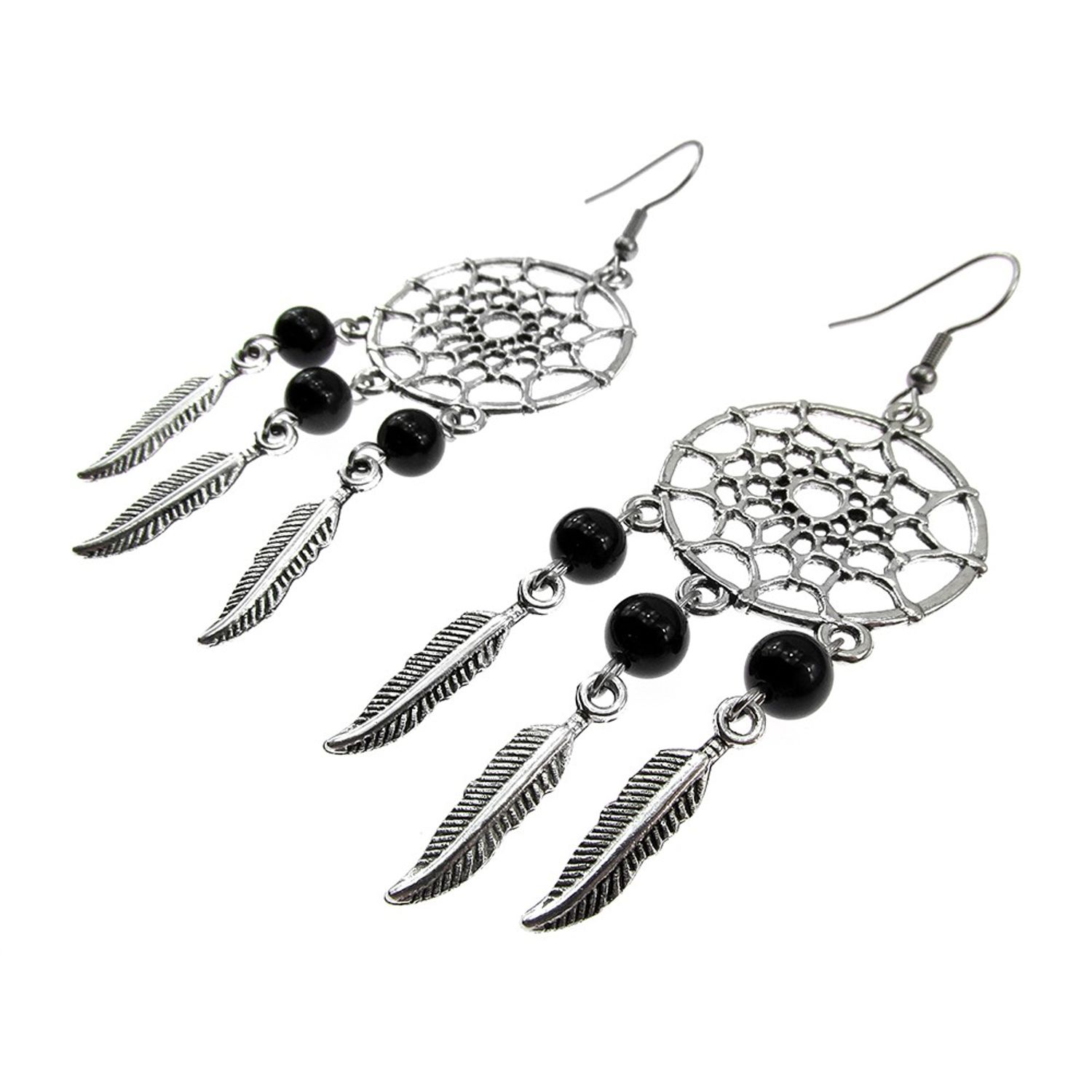 Cercei candelabru Dreamcatcher cu onix natural fotografia produsului View 2 L