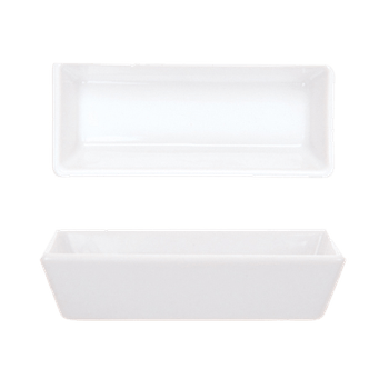 Gural merid platou dreptunghiular adanc din portelan 20x10cm