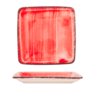 Gural red farfurie patrata 22x22cm