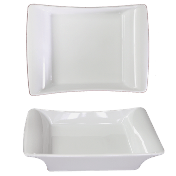 Gural milano farfurie adanca din portelan 20x15cm