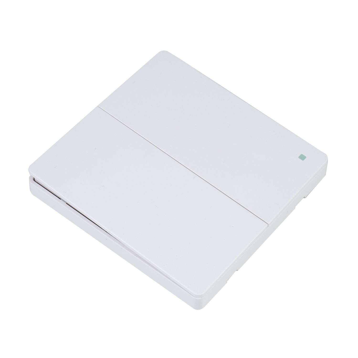 Intrerupator cap scara dublu PNI CS202M , alb cu LED indicator fotografia produsului View 4 L
