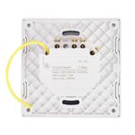 Intrerupator cap scara dublu cu touch PNI CS202MT din sticla, alb cu LED indicator fotografia produsului View 5 S