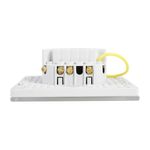 Intrerupator cap scara dublu cu touch PNI CS202MT din sticla, alb cu LED indicator fotografia produsului View 6 S