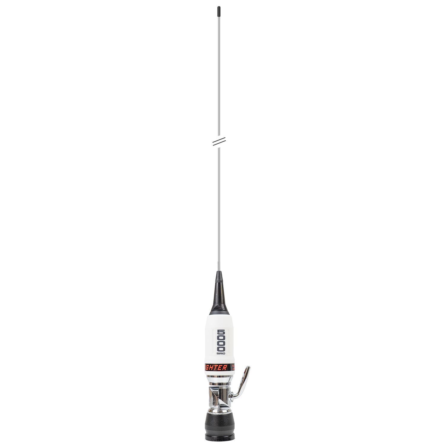 Antena CB Sirio Fighter P-5000 White, 1960 mm, fara cablu fotografia produsului
