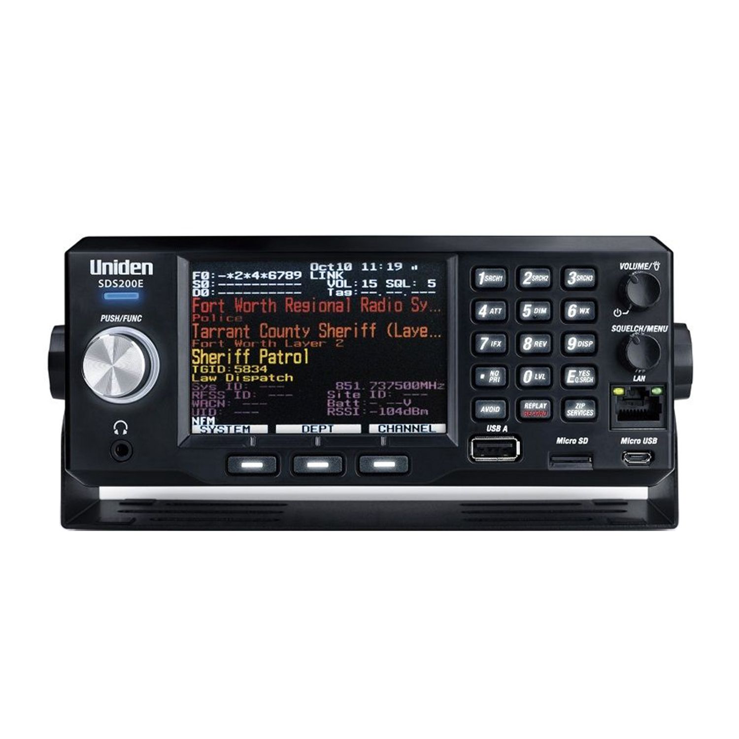Scaner Uniden SDS200E + Activatd DMR + NXDN + ProVoice fotografia produsului