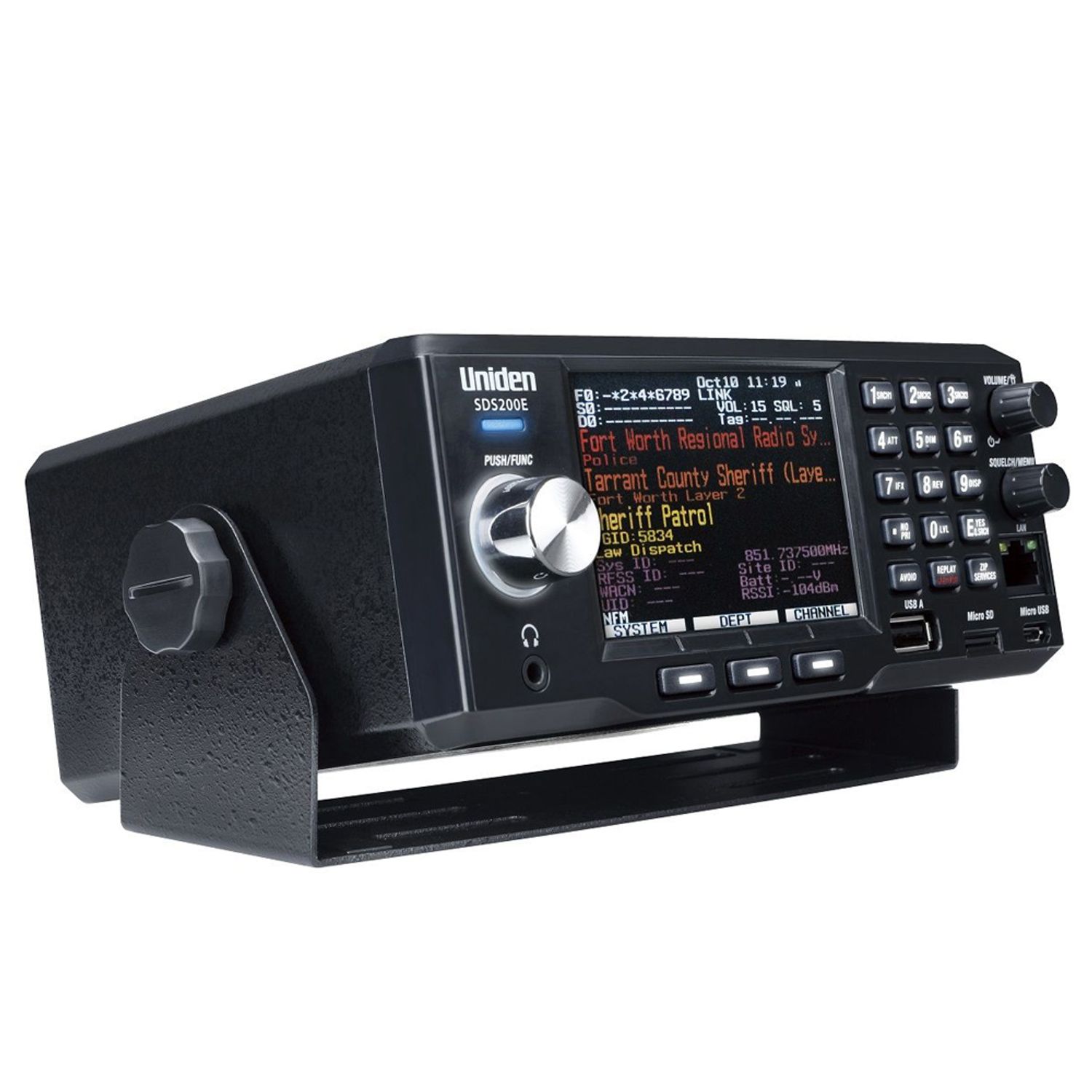 Scaner Uniden SDS200E + Activatd DMR + NXDN + ProVoice fotografia produsului View 6 L