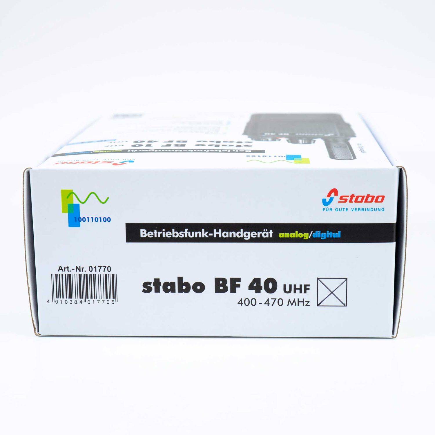 Statie radio UHF portabila Stabo BF-40 programabila 400-470 MHZ fotografia produsului View 6 L