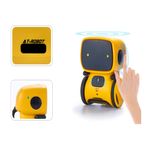 Robot inteligent interactiv PNI Robo One, control vocal, butoane tactile, galben fotografia produsului View 2 S