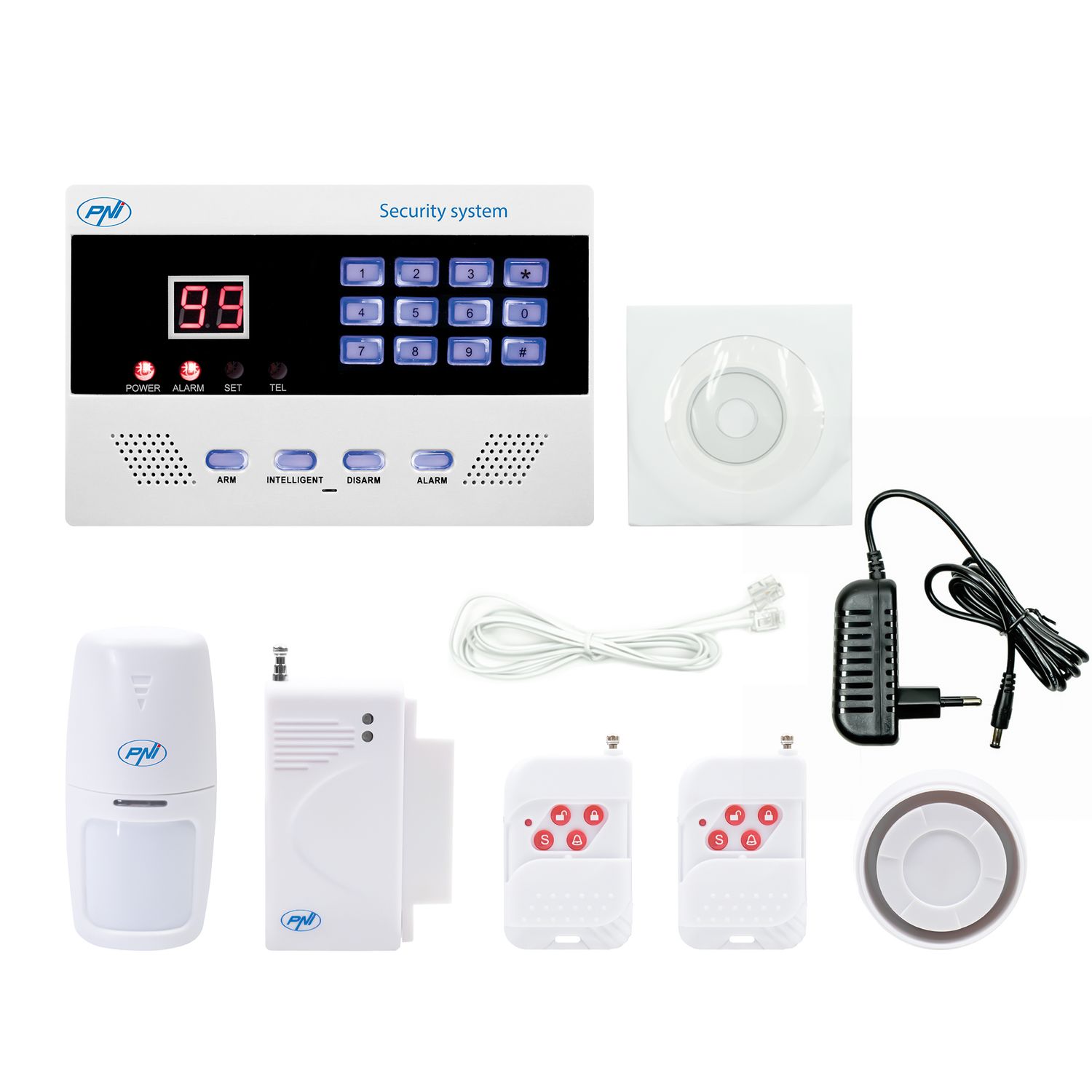 Sistem de alarma wireless PNI PG2710 linie terestra fotografia produsului View 6 L