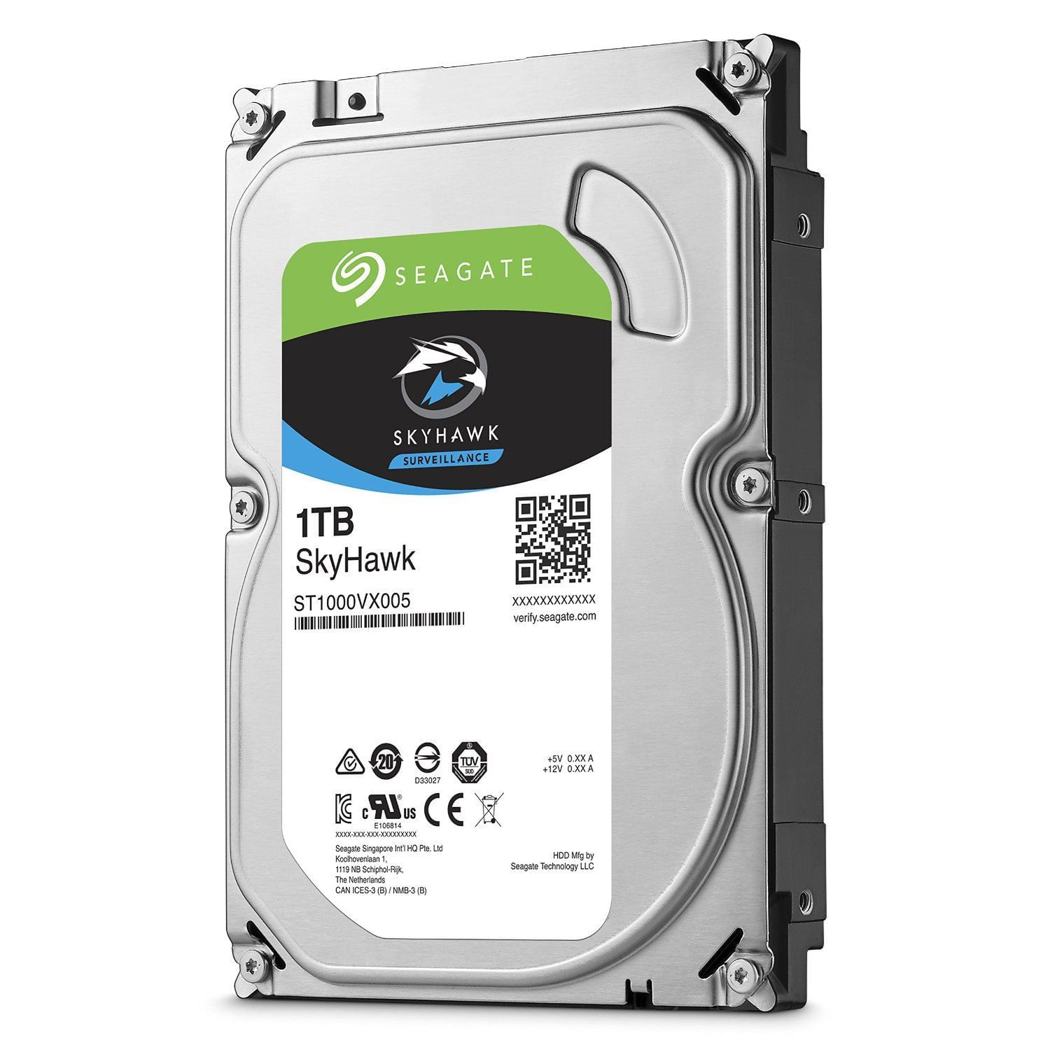 Hard Disk intern Seagate SkyHawk HDD 1TB CCTV ST1000VX005 fotografia produsului View 2 L