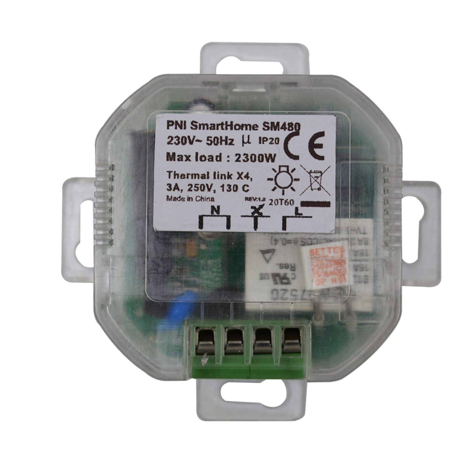 Receptor inteligent PNI SmartHome SM480 pentru control lumini prin internet fotografia produsului View 2 L
